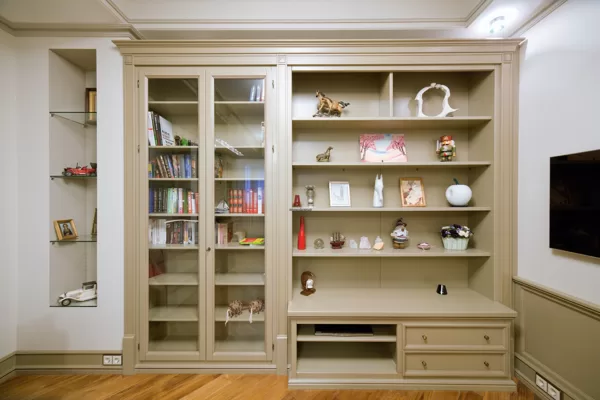 Zabudowa fornirowana, malowane na NCS